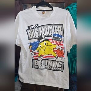 Vintage Gus Macker Graphic T-Shirt Rwad Disclaimer